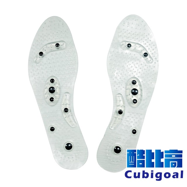 酷比高 PVC磁石按摩鞋墊(1雙) 透氣按摩鞋墊 紓壓鞋墊 腳底按摩鞋墊 可水洗重複使用 穴道按摩鞋墊