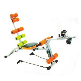 全方位 十功能 腰腹健身機 健美機 HY-29968 (送手指按摩器*2) A2腳踏健身車 健美擴胸 拉力繩 舉重訓練